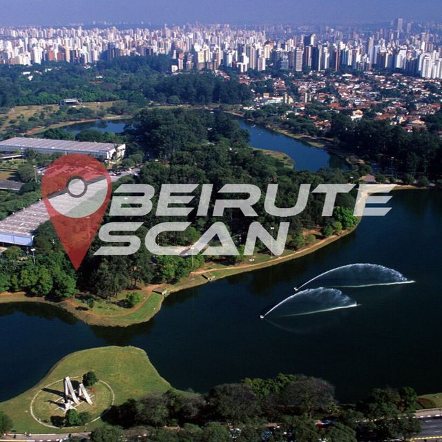 Mapa Pokemon - Ibirapuera - SP